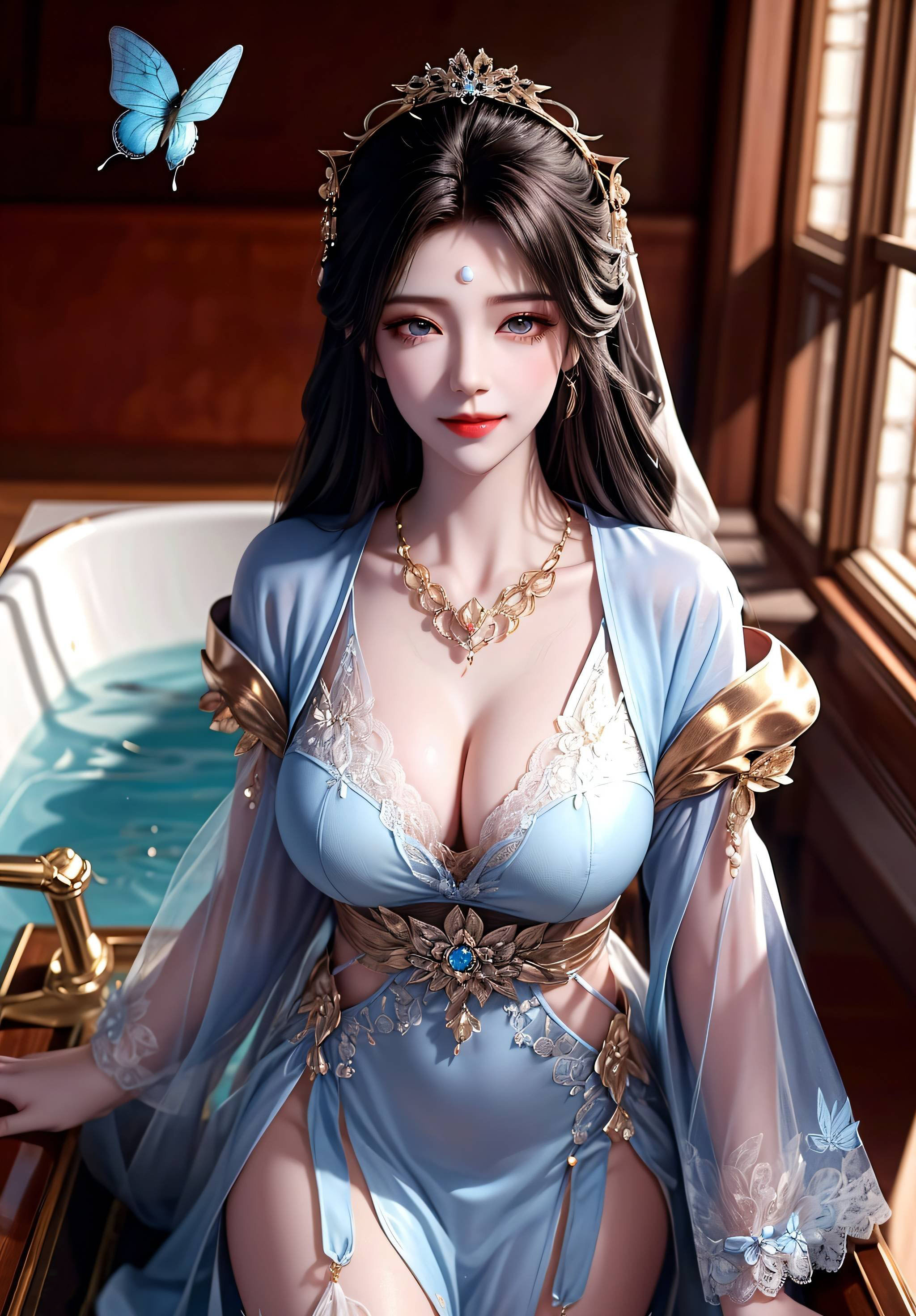 [AI国漫] [偏素]（搬运）完美世界-月婵-华服【104P】【338MB百度网盘】