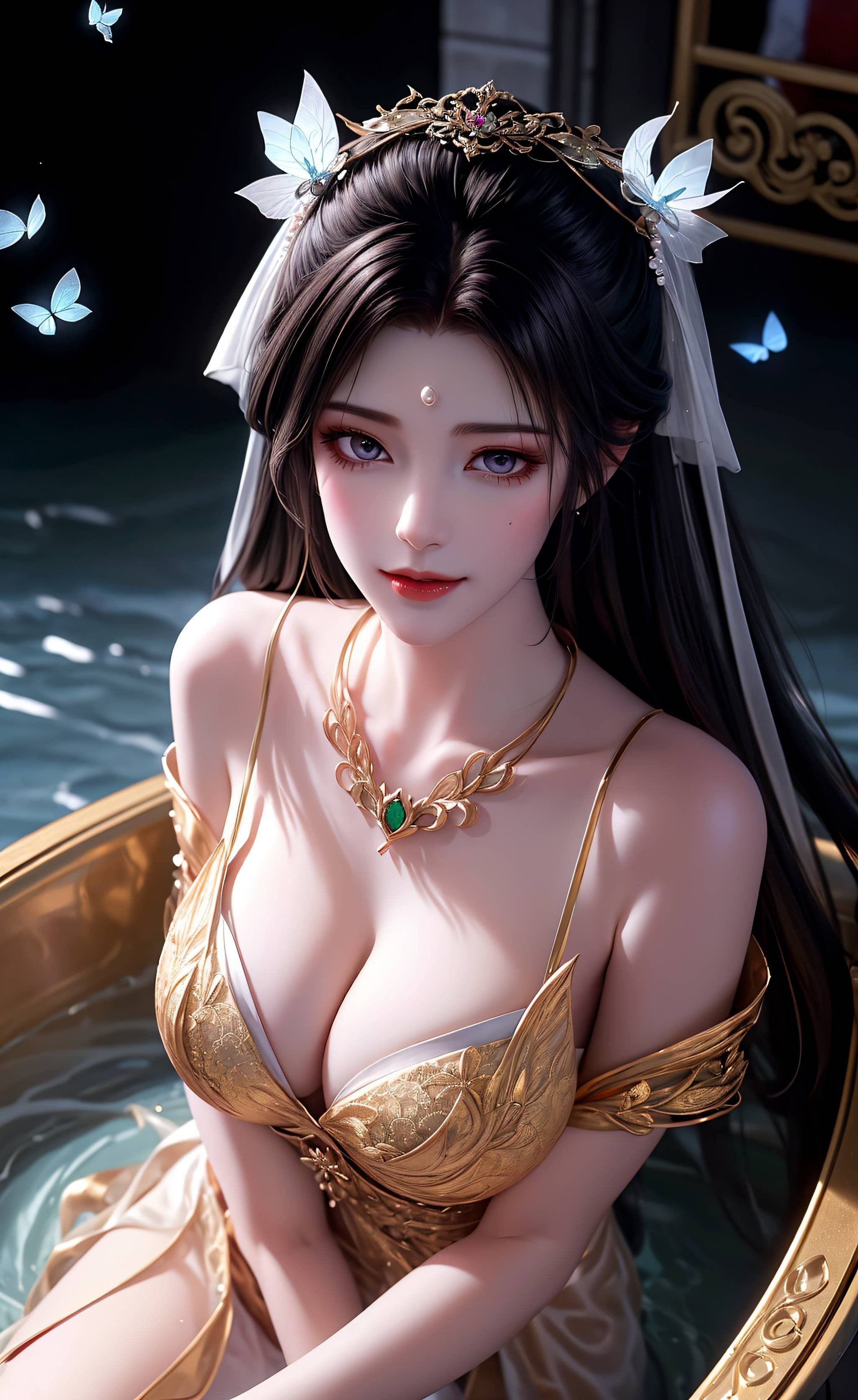 [AI国漫] [偏素]（搬运）完美世界-月婵-华服【104P】【338MB百度网盘】