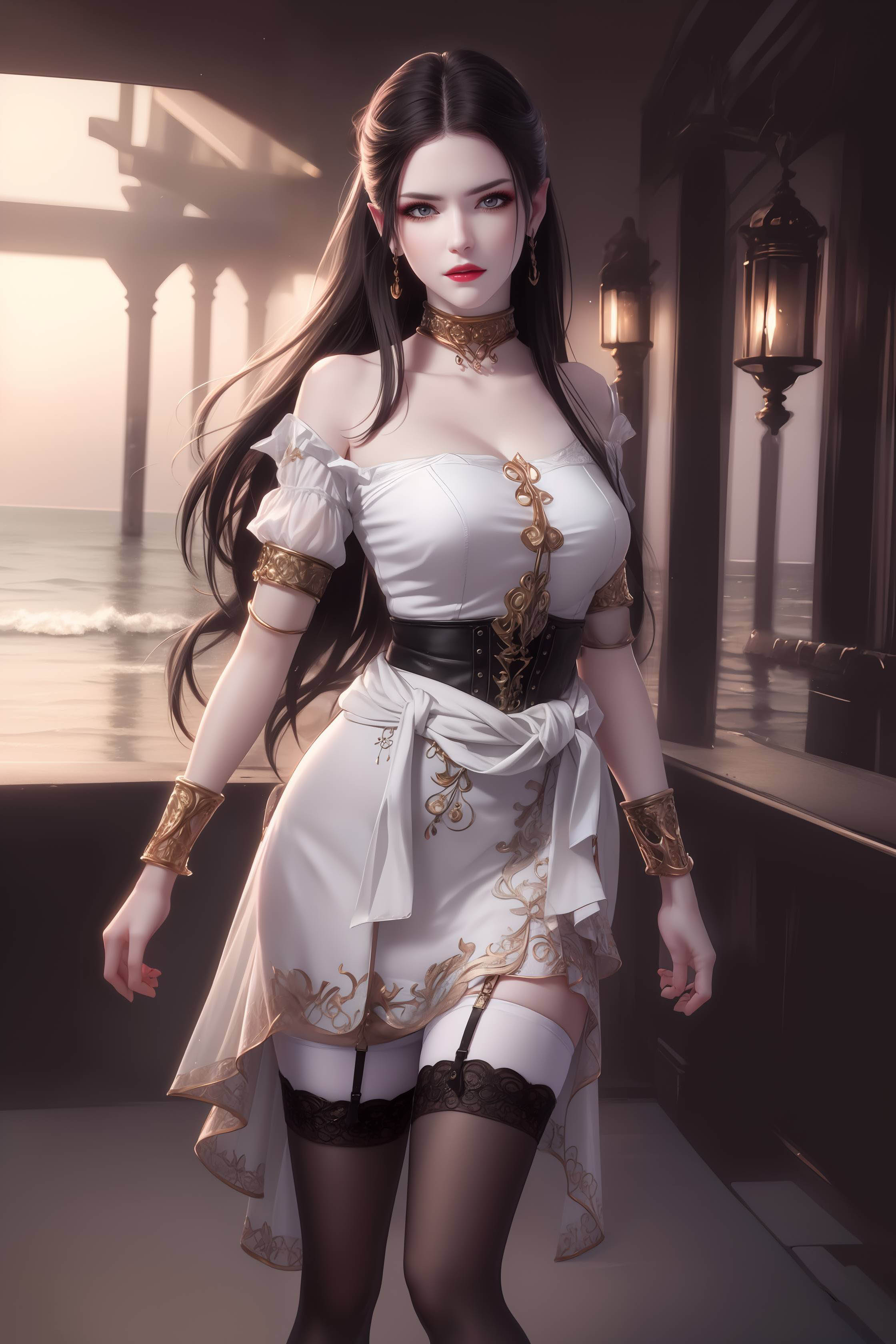 【AI国漫】（偏素）斗破苍穹-美杜莎女仆装+云韵内衣定制【56P】【285MB百度云】