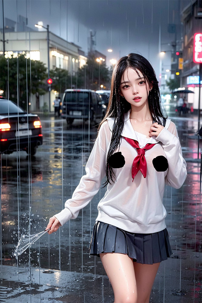 [拟真写实] 雨中少女+极品少妇【139P】【462MB百度盘】