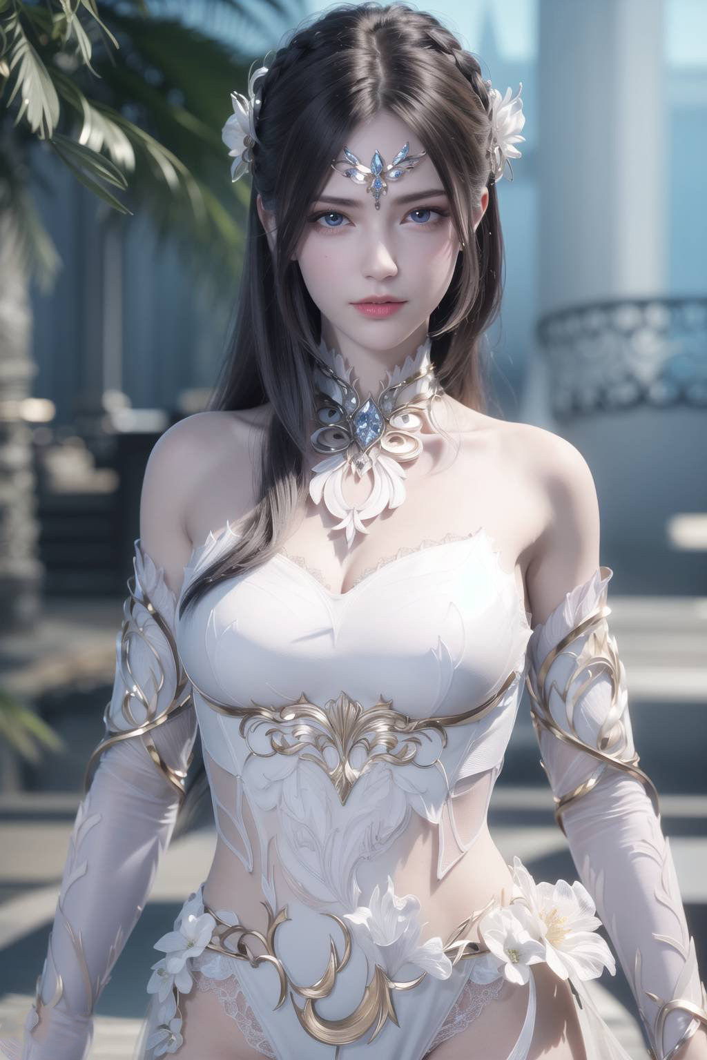 【AI国漫】（偏素）斗罗大陆-千仞雪-白衣【54P】【93MB百度云】