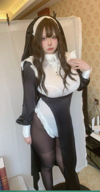巨乳女菩萨-WW酱-修女(41P,91M)