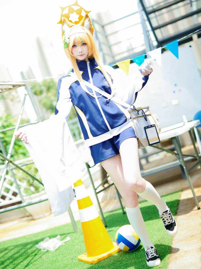 晓美嫣（嫣嫣子）《Blue Archive - 伊落マリー（体操服）》cosplay vol.02 【60P176M】
