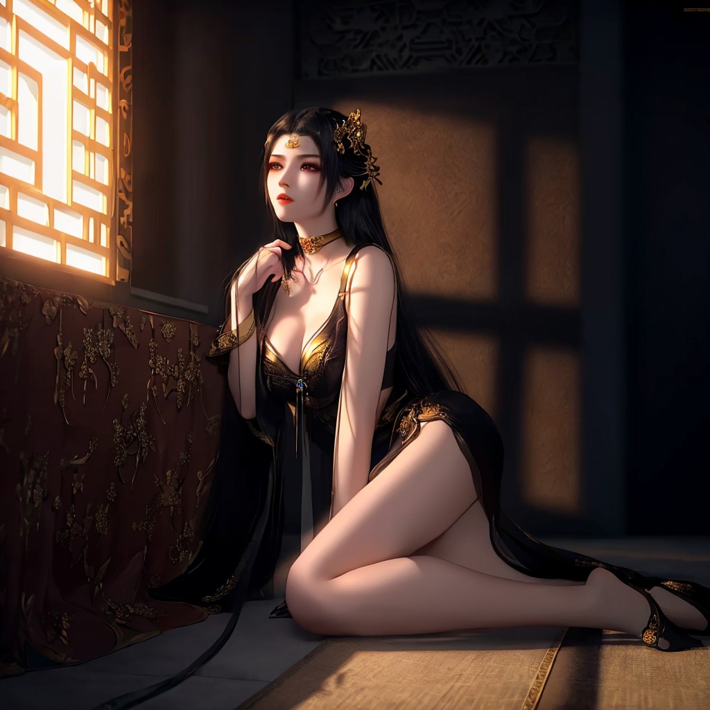 AI绘画国漫女角色-美杜莎 云韵 云曦 月婵等（2.57G）