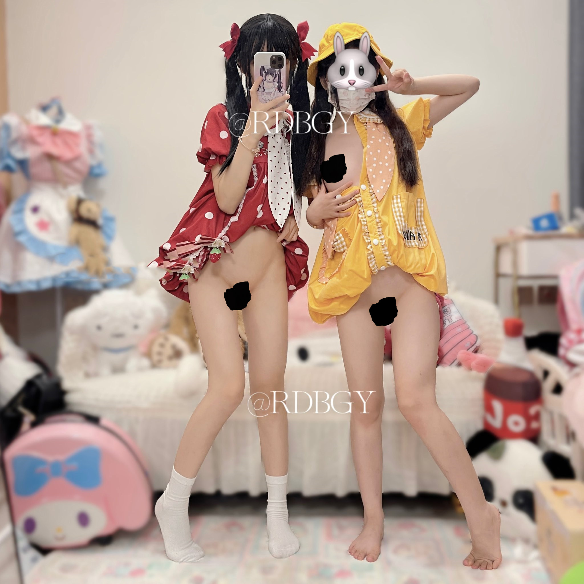 裸舞双萌妹子懒懒睡不醒 [90P+ 5V][310MB百度盘]
