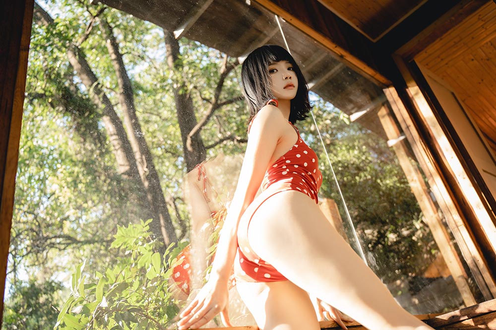 桜桃喵-红波点 【45P】【311MB百度云】