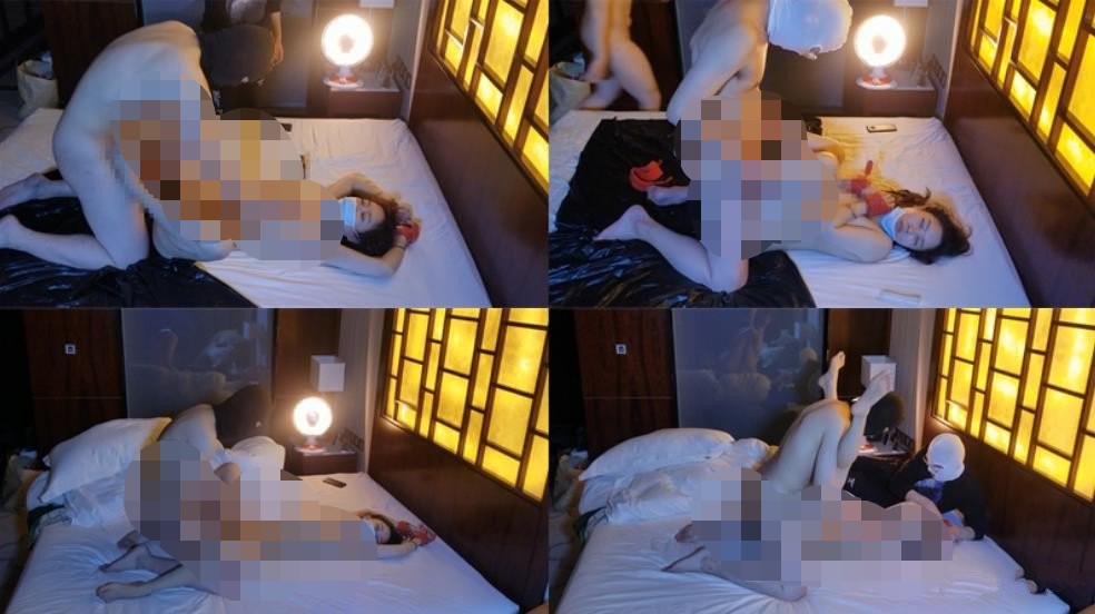 重磅福利八月最新流出-私房售价160RMB-新品黑白头套双人组高清迷玩露脸良家少妇晓雅5V超清无水原档 2930M
