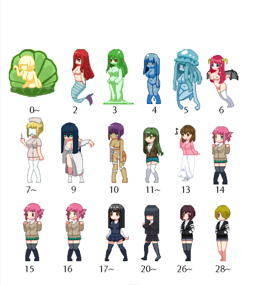 【像素ACT足控】ショタファイト!～女の子たちとバトルファック～ver1.1DL版本