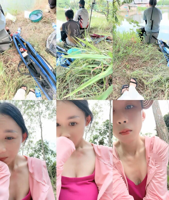 极品美少妇,【智者不入爱河】,木瓜奶大乳晕,几个大爷河边钓鱼,她蹲在后边偷偷露奶子,小骚货玩得真是花 4750M