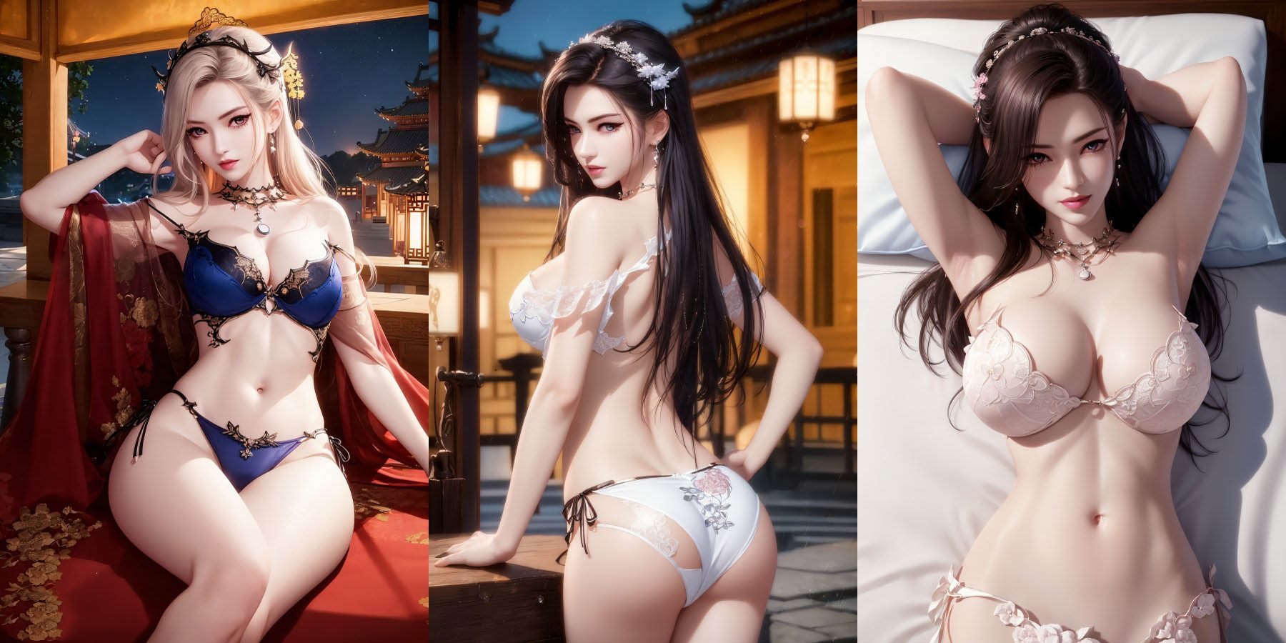 [拟真写实] 【AI国漫】928-明珠夫人+南絮 独步逍遥[98P][279MB百度云]