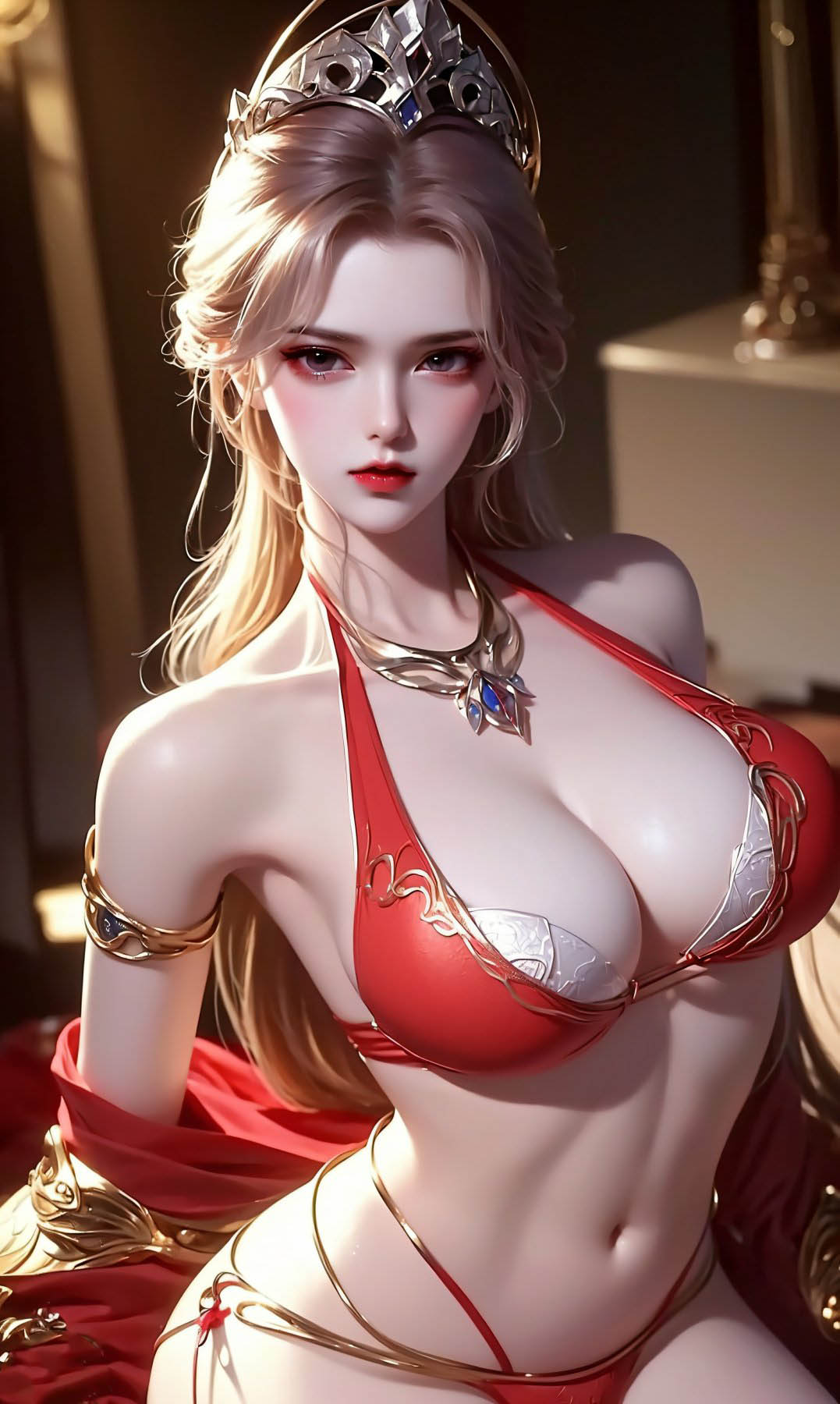 [拟真写实] [AI绘画]9.1比比东-斗罗大陆【63P】【405MB百度云】