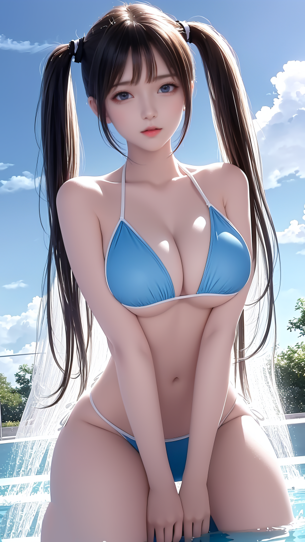 [拟真写实] 【AI绘画】920-雙馬尾蘿莉[44P][408MB百度云]