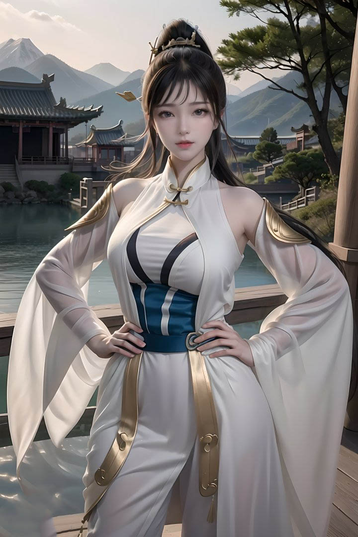 [拟真写实] 【AI绘画】920安琪拉+大乔白鹤梁+可爱嫦娥+上官婉儿[207P][/49MB/夸克]