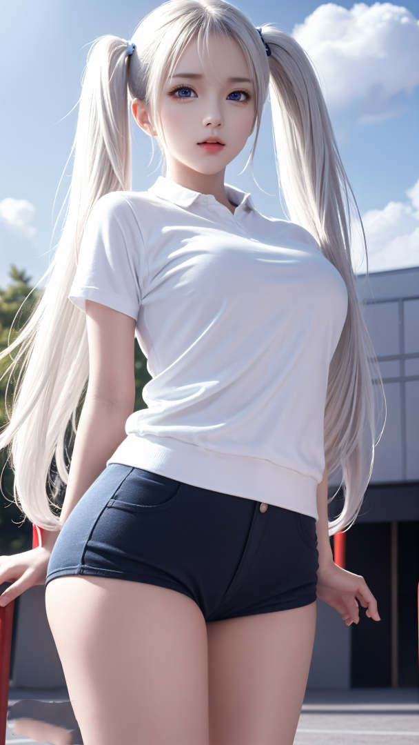 [拟真写实] 【AI绘画】919洛丽塔+蓝发银吊带+萝莉美图第十九期[86P][487MB百度云]