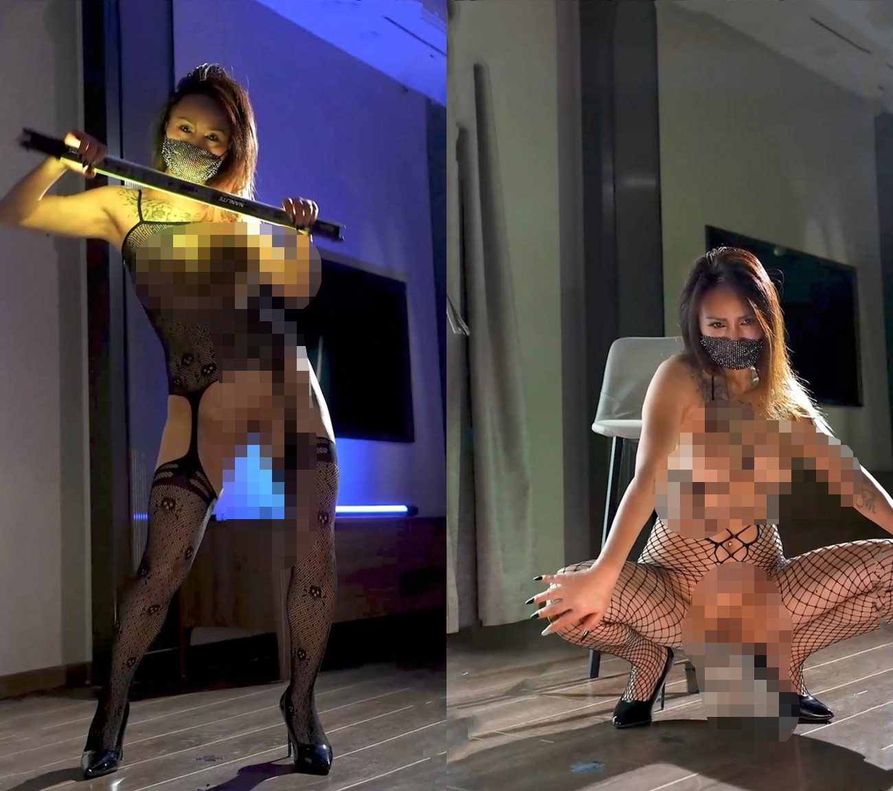 超顶大尺度-假面舞团女人味十足成熟型性感御姐【小莉】超会版~赤裸裸露奶露逼顶胯摇摆挑逗~非常诱惑 2620M