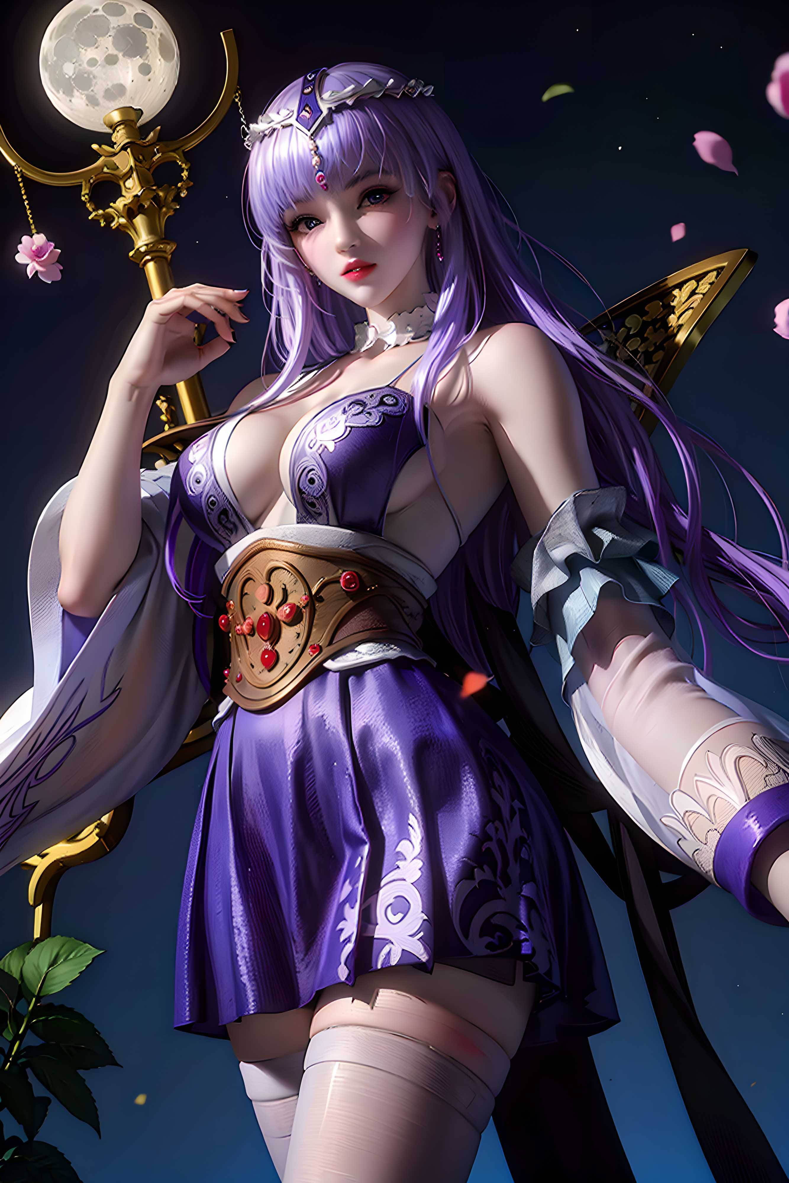 [3D] 【AI国漫】秦时明月-少司命+天行九歌-紫女【131P】【159MB百度云】