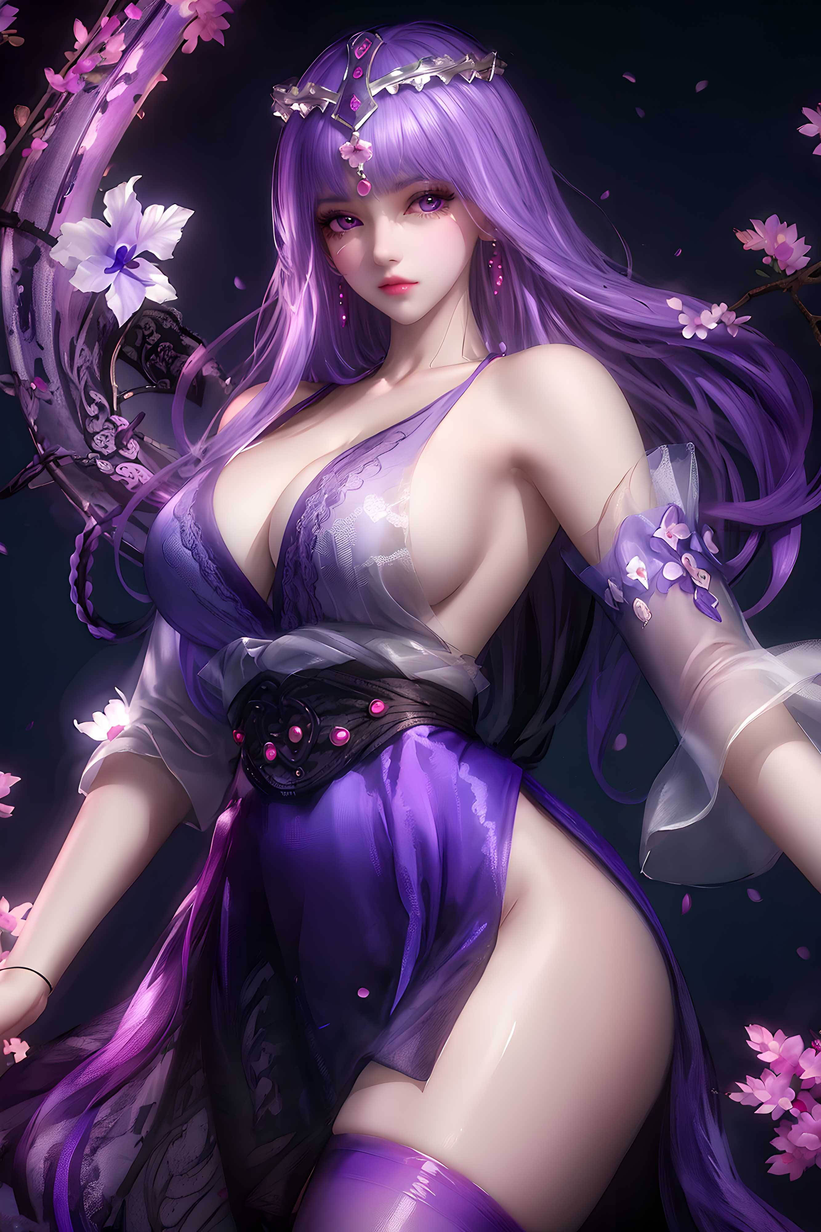 [3D] 【AI国漫】秦时明月-少司命+天行九歌-紫女【131P】【159MB百度云】