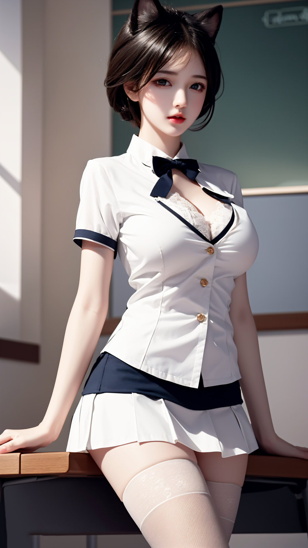 [拟真写实] [AI绘画]超画质纯欲系萝莉美图第六期【68P】【553MB百度云】