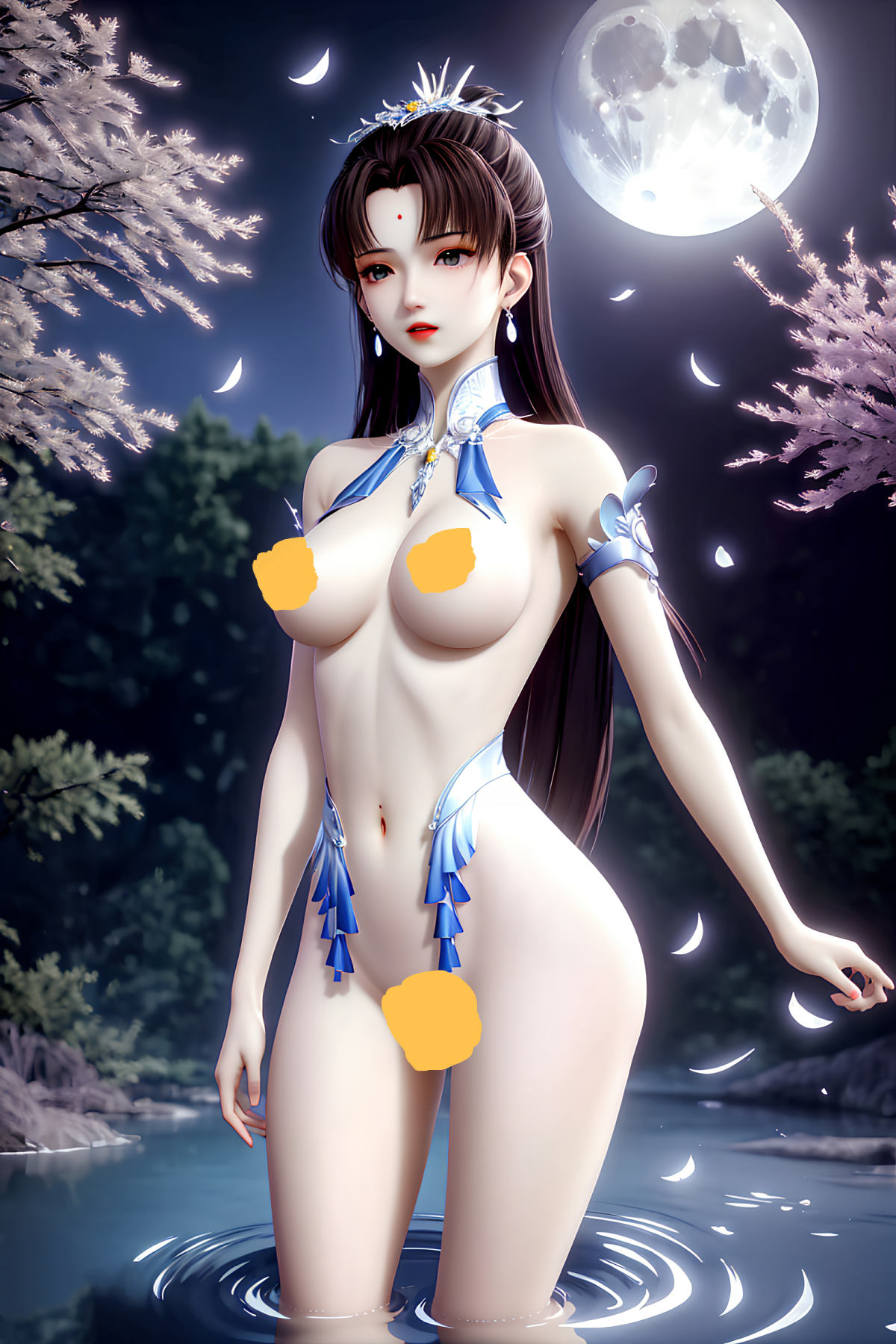 [拟真写实] [AI绘画]白怜雪-练气十万年【40P】【179MB百度云】
