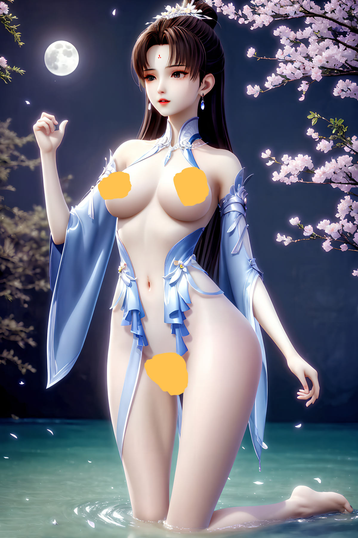 [拟真写实] [AI绘画]白怜雪-练气十万年【40P】【179MB百度云】