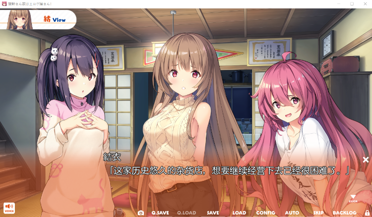 【拔作ADV】响野家开的工口游戏店 GPT3.5汉化版+全CG存档