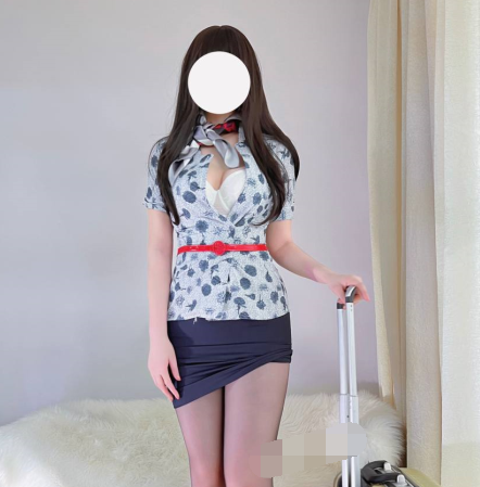 极品粉嫩福利姬-小kong-空姐制服(3V,20P,1G)