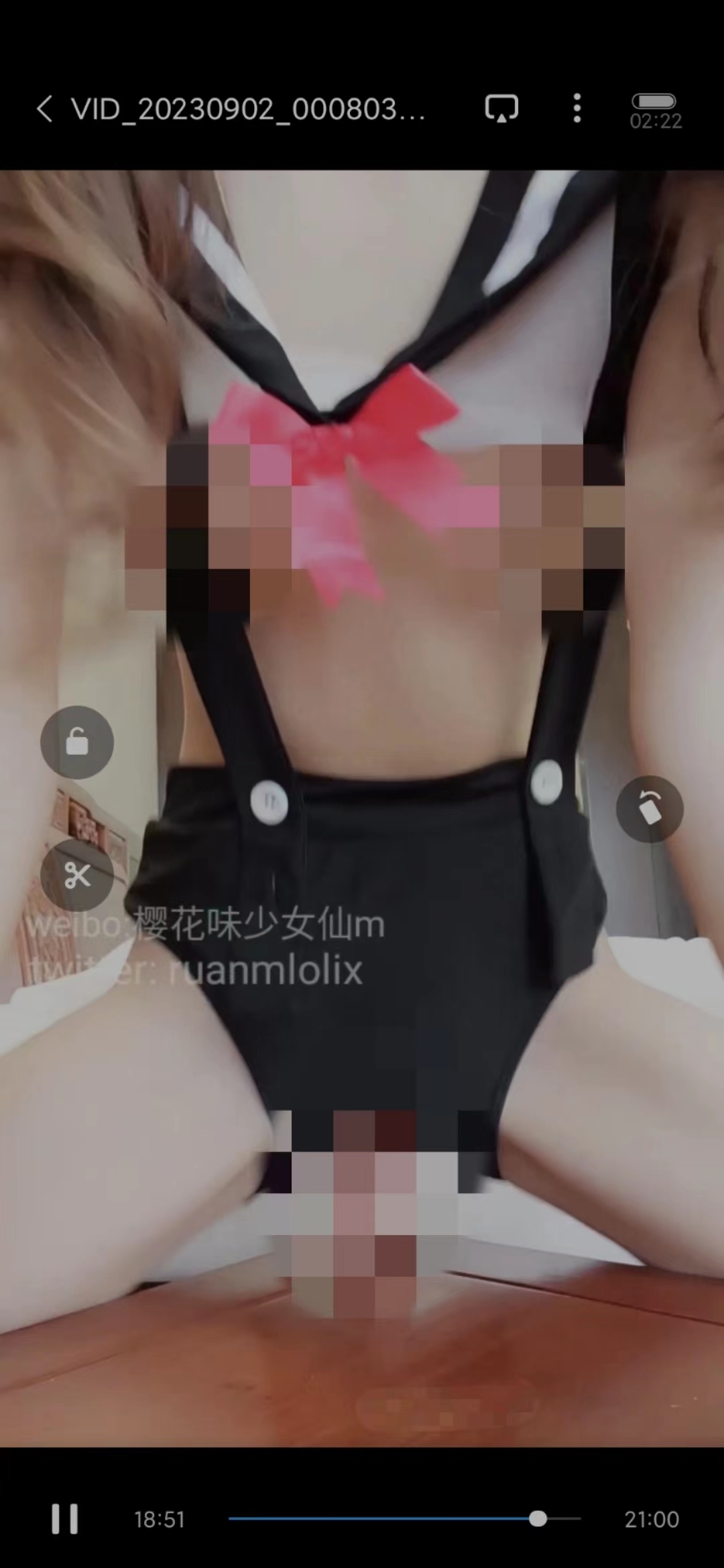补【搬运】软萌萝莉小仙-开档情趣女仆 1V 1.52G