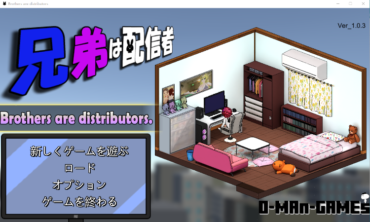 【互动SLG】草粉兄弟二人直播配信~NTR! V1.03 官中版