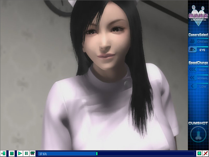 【日系3DSLG】[梅麻吕]精液检查-护士大姐姐的技巧 - SEMEN ANALYSIS