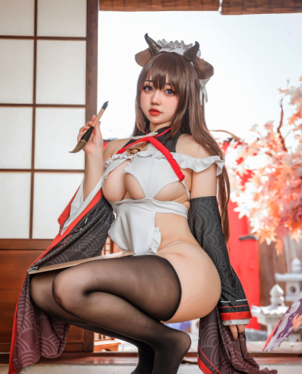 cos-啊日日_Ganlory-碧蓝航线 迷糊女仆(40P,1V,295M)
