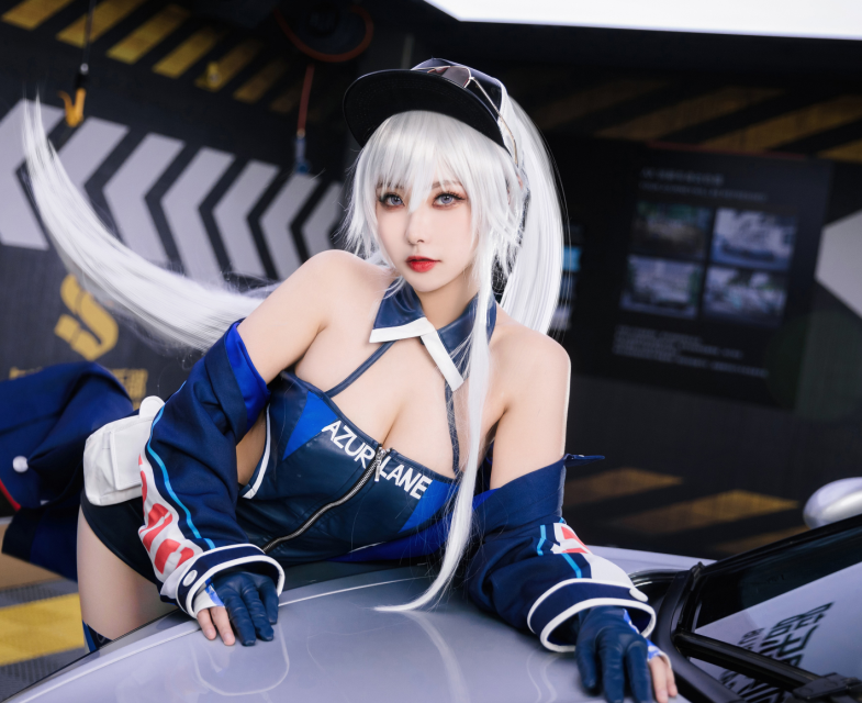 cos-瓜希酱 &Momoko葵葵-双人欧根亲王企业赛车VER(58P,276M)