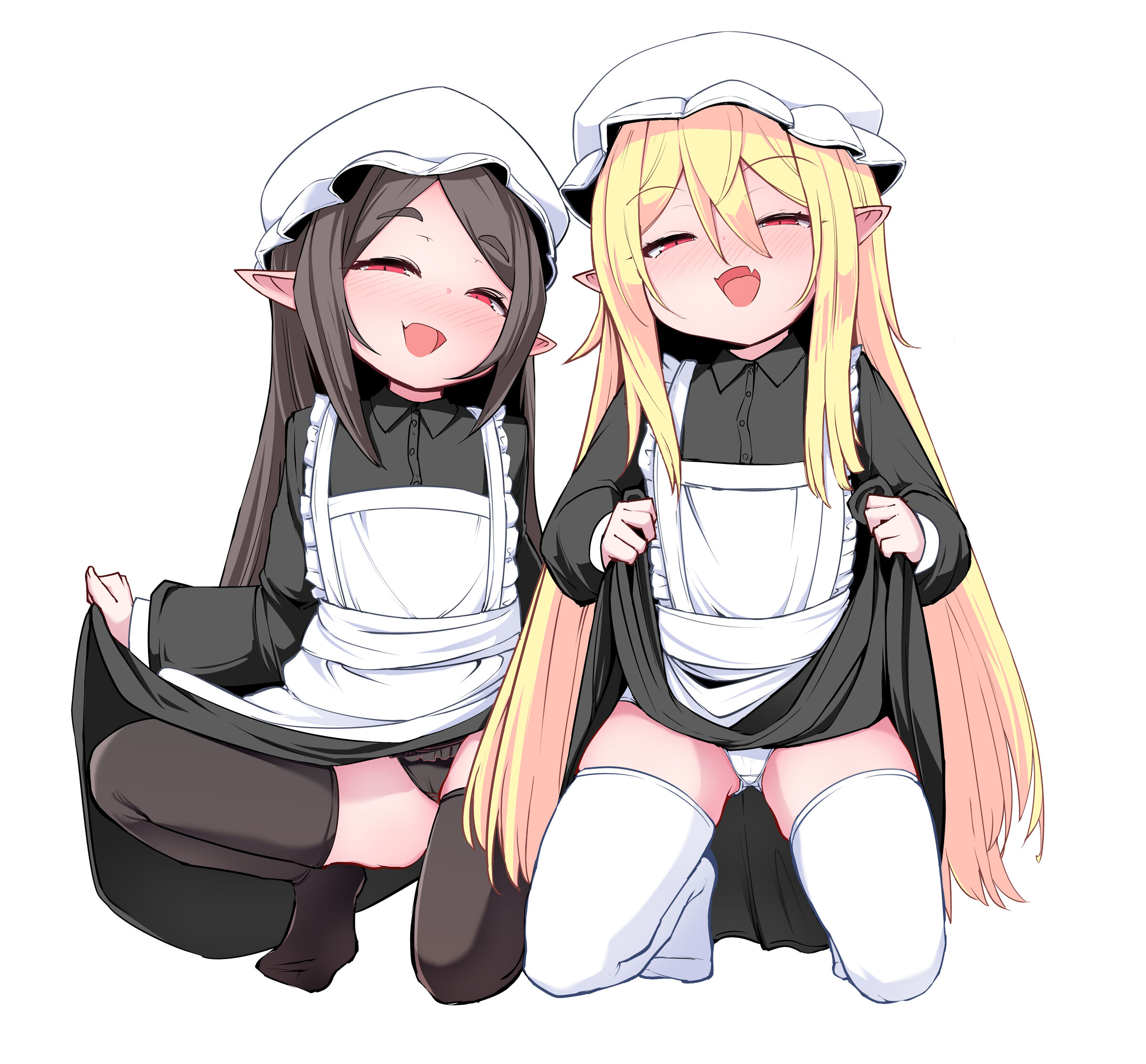 魔族の双子はメイドでメスガキ