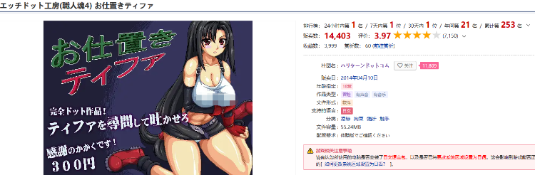 【像素互动SLG】[ハリケーンドットコム]エッチドット工房(職人魂1~7) DL原版