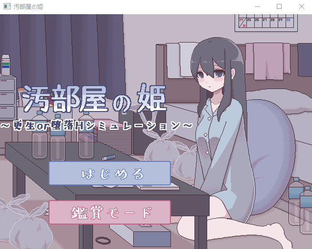 【像素互动SLG】汚部屋の姫 更生或堕落的模拟H 精翻汉化版