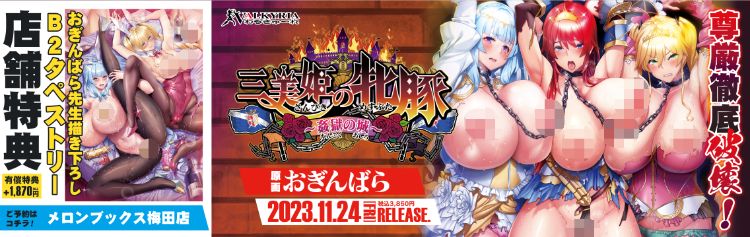 【精品拔作ADV】三美姫の牝豚~姦獄の城 DLsite特典版[生肉]