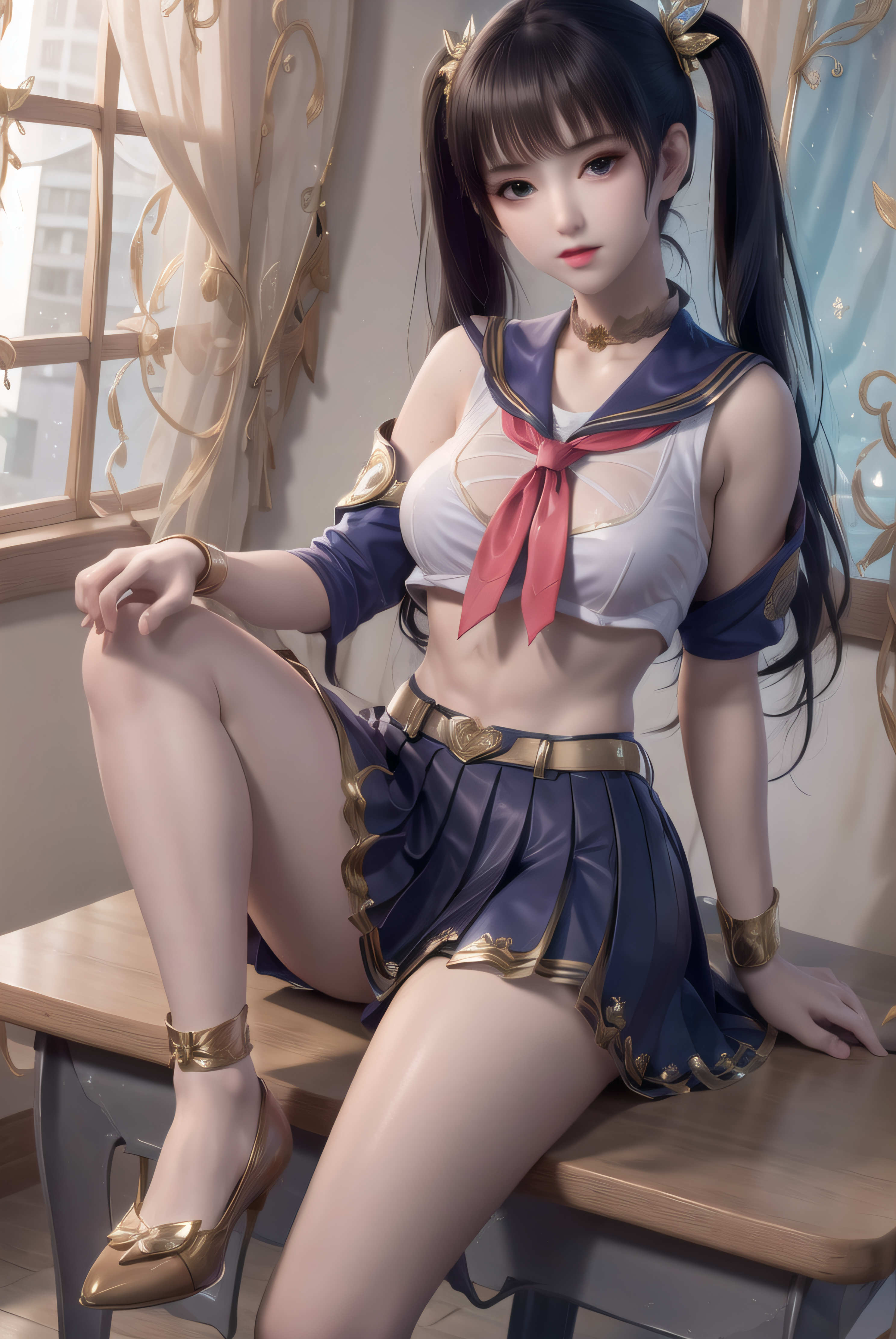 [拟真写实] [Ai国漫] 11.15斗破苍穹-紫研 JK制服【30P】【192MB百度云】