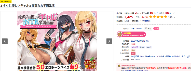 【日式RPG】オタクに優しいギャルと寝取られ学園生活 [生肉][新作]