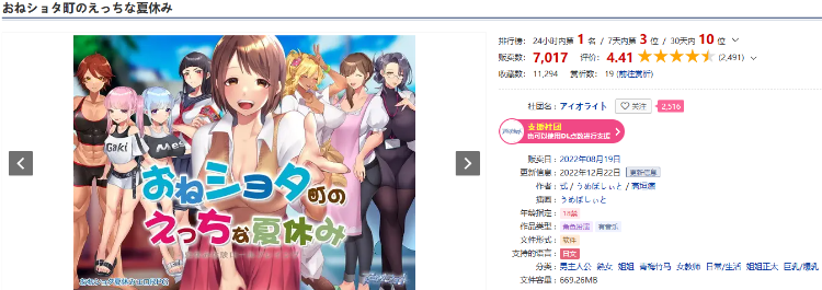 【日式RPG】おねショタ町のえっちな夏休み 云翻汉化版