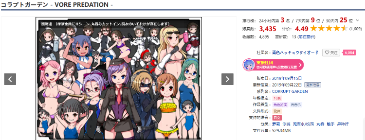 【日式RPG】コラプトガーデン - VORE PREDATION - sstm汉化版