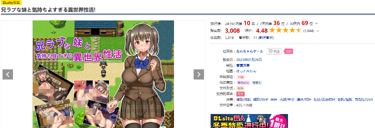 【日式RPG】兄ラブな妹と気持ちよすぎる異世界性活! 云翻汉化版