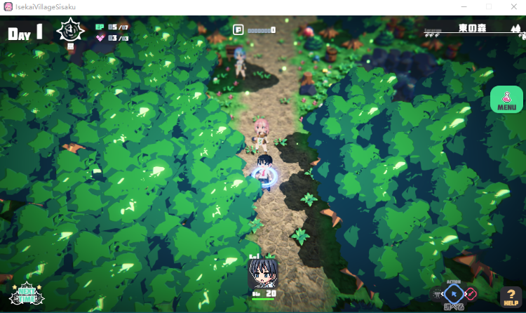 【3D像素ARPG】異世界空の上の村 試作版[生肉]