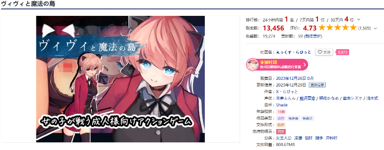 【爆款ACT】薇薇与魔法之岛 ヴィヴィと魔法の島V1.05 精翻汉化版[新作]