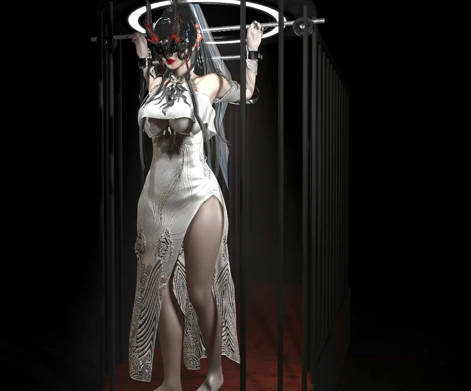 永劫无间-宁红叶：古装白丝绒布球 4K完整无修版★CV[新作/2.1G]