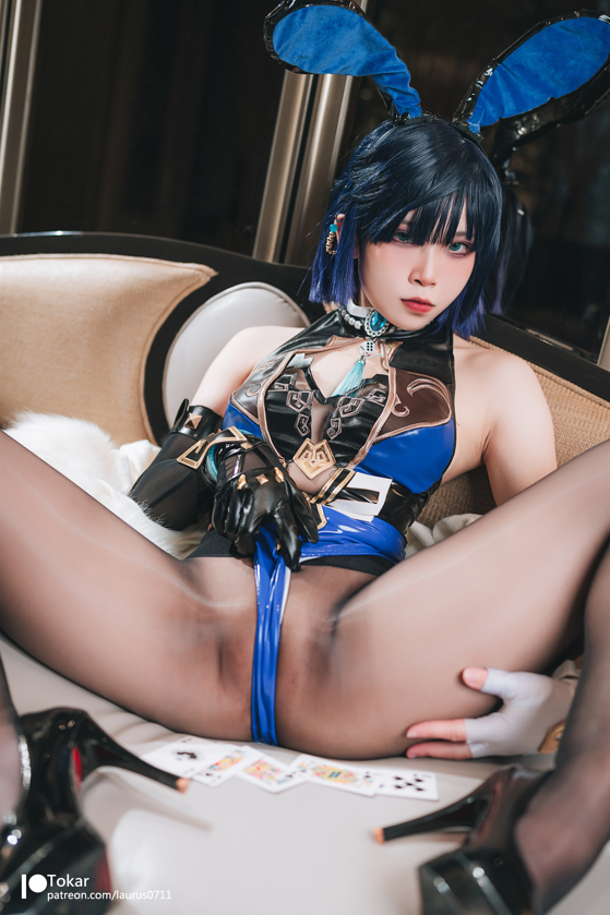 Tokar浵卡 - NO.023 夜兰(兔女郎ver) Yelab (Bunny ver) 【40P1V2.00G】