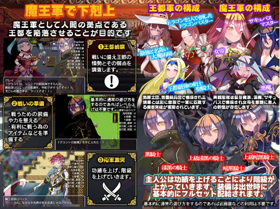 【日式RPG】聖騎士試験に落ちたので魔王軍の黒騎士試験を受けました[生肉][新作]