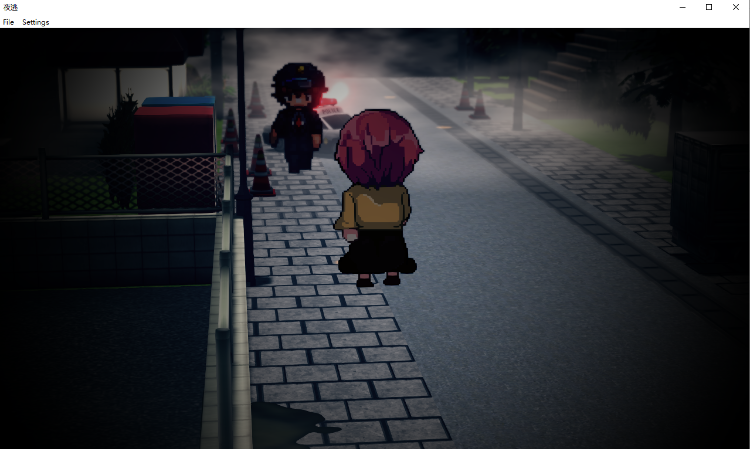 【3D像素SLG】夜逃 Ver1.2 DL版[新作]