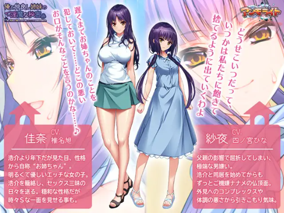 【拔作ADV】俺と仲良し姉妹の淫魔な秘密 ～妹に死ぬほど嫌われながら姉とセックスする奇妙な同居生活～汉化版