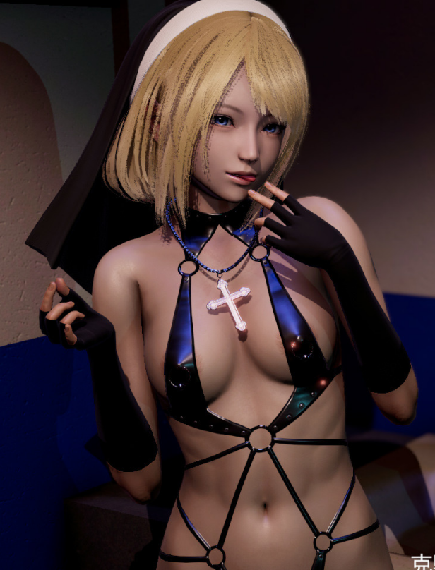 [3D]公厕中的修女[136P/57M]