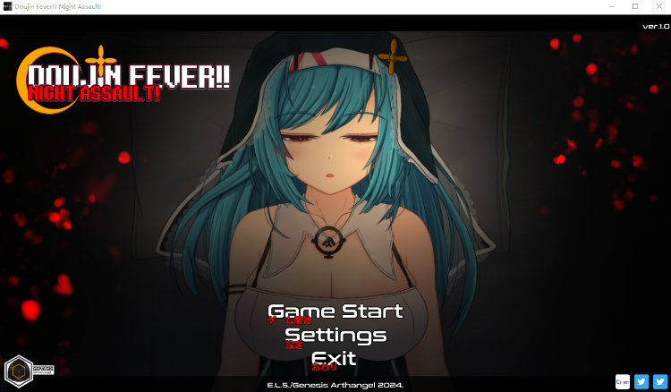 【触摸互动SLG】Doujin Fever!! Night Assault! DL版[新作]