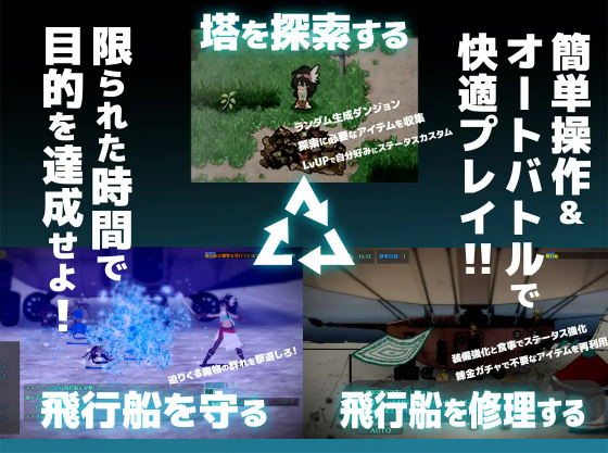 【日式RPG】-ローグライトRPG- 霧中ノ塔 DL版[新作]